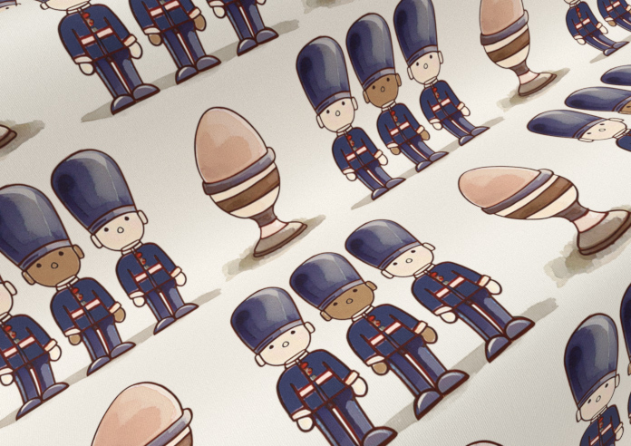 Kings Breakfast, Eggs Prince - Roller Blind - Image 4